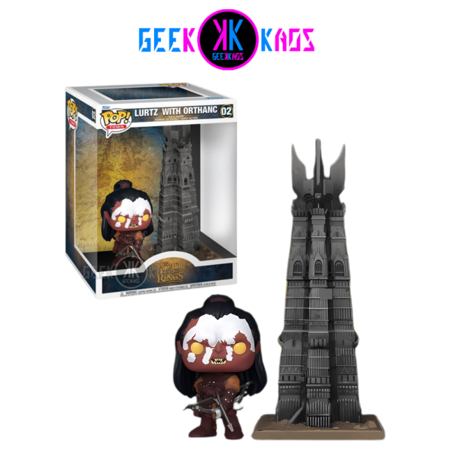 FUNKO POP! TOWN - THE LORD OF THE RINGS - LURTZ WITH ORTHANC 02