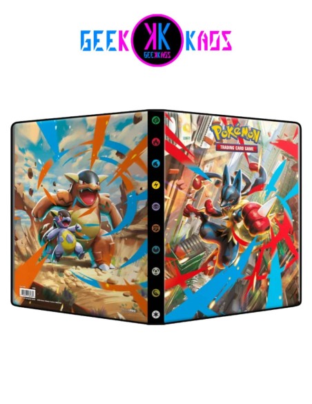 ALBUM TCG - LUCARIO SV 11 - 9 POCKET - 252 CARTAS - ULTRA PRO