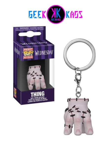 FUNKO POP! KEYCHAIN - WEDNEDAY - THING