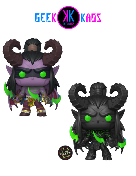 FUNKO POP! - WORLD OF WARCRAFT - ILLIDAN 1101 (BUNDLE REGULAR + CHASE)
