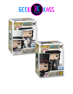 FUNKO POP! - ONE PIECE - ROB LUCCI 1997 BUNDLE ( CHASE + REGULAR )