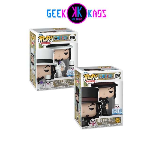 FUNKO POP! - ONE PIECE - ROB LUCCI 1997 BUNDLE ( CHASE + REGULAR )