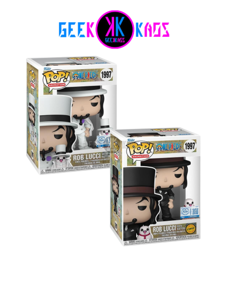 FUNKO POP! - ONE PIECE - ROB LUCCI 1997 BUNDLE ( CHASE + REGULAR )