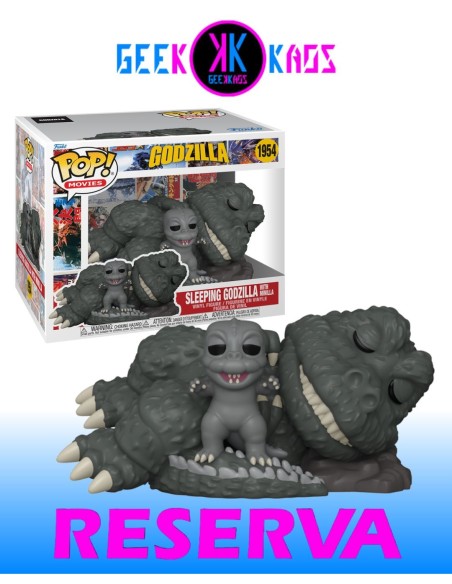 FUNKO POP! - GODZILLA - SLEEPING GODZILLA WITH MINILLA 1954