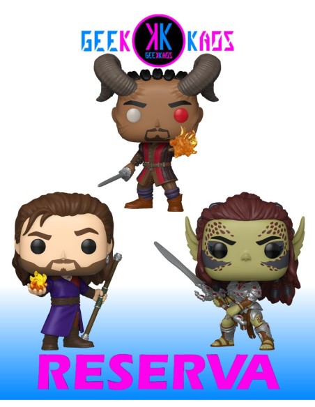 3-PACK - FUNKO POP! - BALDUR´S GATE - GALE 1146, LAE´ZEL 1147, WYLL 1148