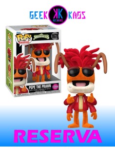 FUNKO POP - THE MUPPETS - PEPE THE PRAWN 1678 (FLOCKED)