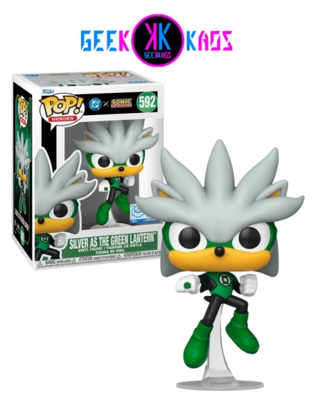 FUNKO POP - DC X SONIC THE HEDGEHOG - SILVER AS THE GREEN LANTERN 592 (SE)