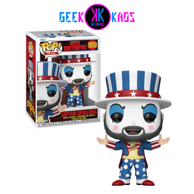 FUNKO POP! PLUS - HOUSE OF 1000 CORPSE - CAPTAIN SPAULDING 1850