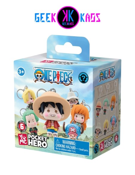KEYCHAIN - ONE PIECE - POCKET HERO SERIES 2 MYSTERY (1 UND) - YUME TOYS