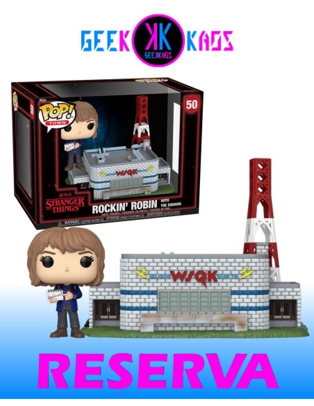 FUNKO POP! TOWN - STRANGER THINGS - ROCKIN´ROBIN WITH THE SQUAWK 50