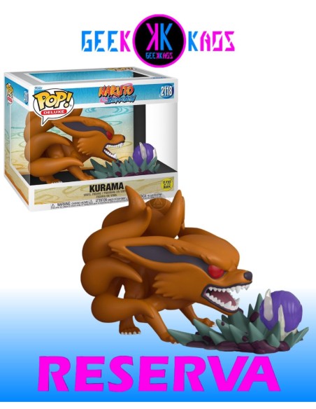 FUNKO POP! DELUXE - NARUTO SHIPPUDEN - KURAMA 2118 (GITD)