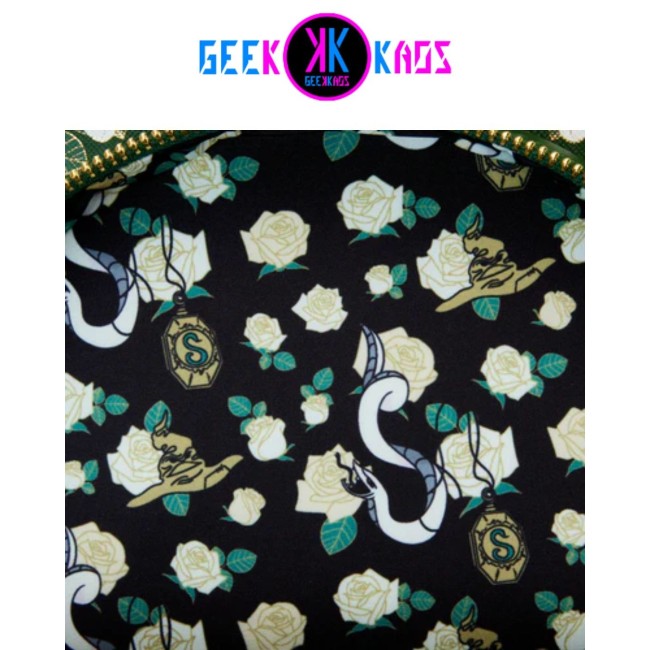 MINI MOCHILA - HARRY POTTER - SLYTHERIN - LOUNGEFLY