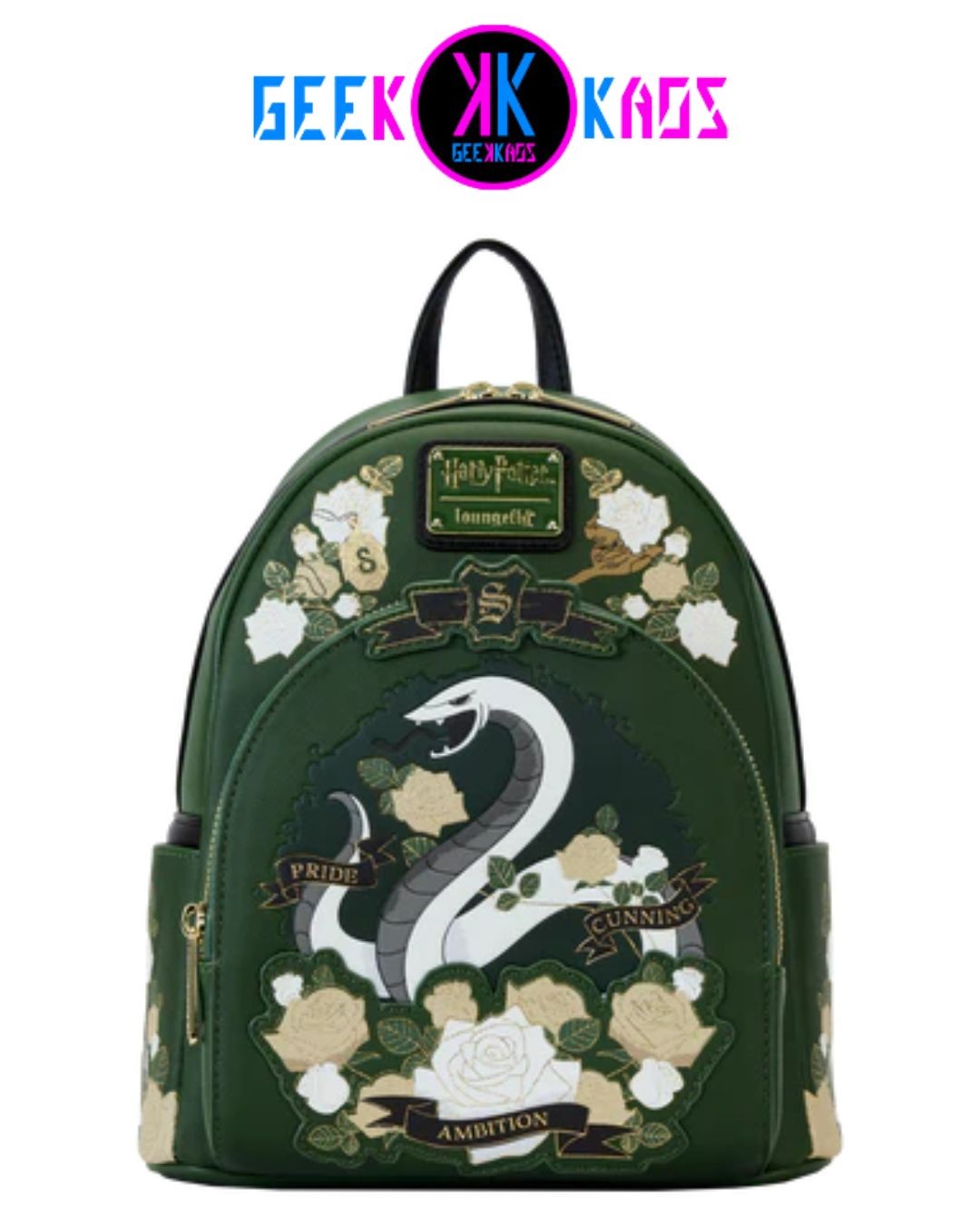 MINI MOCHILA HARRY POTTER SLYTHERIN LOUNGEFLY
