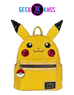 MINI MOCHILA - POKEMON - PIKACHU "WOLRD 1-1" - LOUNGEFLY