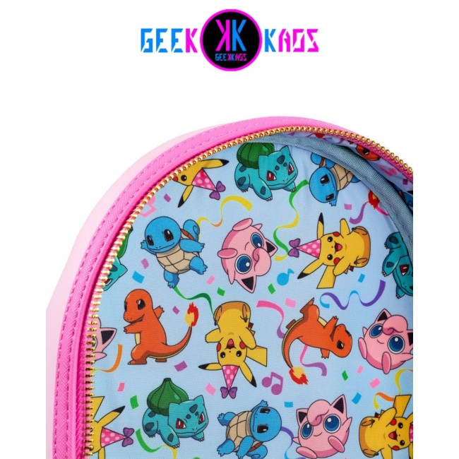 MINI MOCHILA - POKEMON - FRIENDS PARTY - LOUNGEFLY