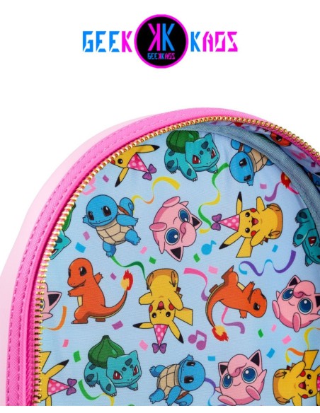 MINI MOCHILA - POKEMON - FRIENDS PARTY - LOUNGEFLY