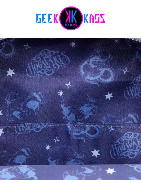 MINI MOCHILA - HARRY POTTER - DENIM - LOUNGEFLY