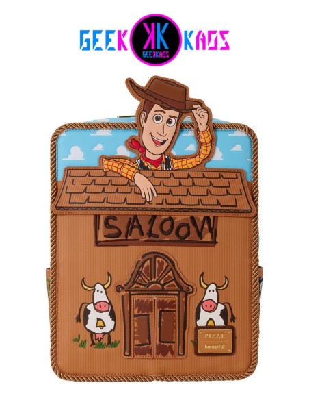 MINI MOCHILA - TOY STORY 30th ANNIVERSARY - WOODY - LOUNGEFLY