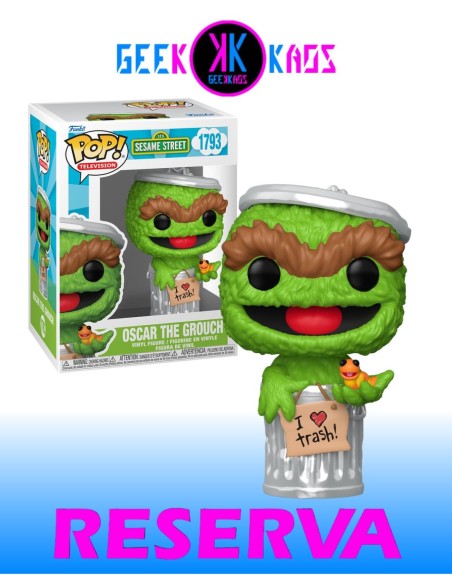 FUNKO POP - SESAME STREET - OSCAR THE GROUCH 1793