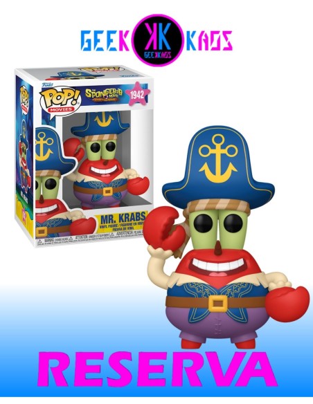 FUNKO POP! - SPONGEBOB SQUAREPANTS: SEARCH FOR SQUAREPANTS - MR. KRABS 1942
