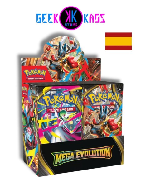 POKEMON TCG - BOOSTER DISPLAY - MEGA EVOLUCIONES (36 SOBRES) - ESPAÑOL