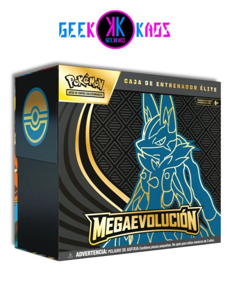 POKEMON TCG -  CAJA ELITE MEGA EVOLUCIONES LUCARIO ETB ( ESPAÑOL )