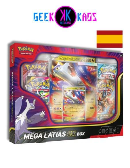 POKEMON TCG - CAJA MEGA LATIAS EX - ESPAÑOL