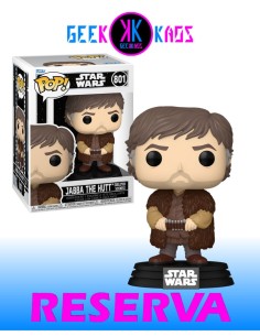 FUNKO POP! - STAR WARS - JABBA THE HUTT (DELETED SCENES) 801