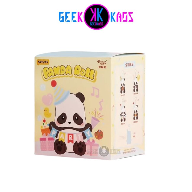 FIGURA MYSTERY - 52TOYS -PANDA ROLL: PARTY PLUSH