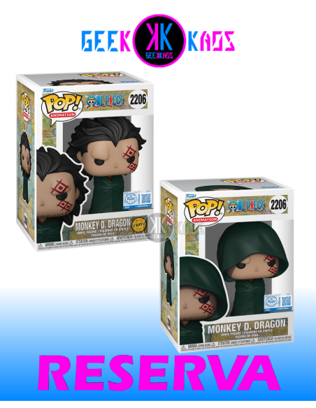 FUNKO POP! - ONE PIECE - MONKEY D. DRAGON 2206 (SE) (BUNDLE)