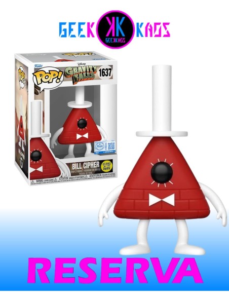 FUNKO POP! - GRAVITY FALLS - BILL CIPHER 1637 (SE) (GITD)