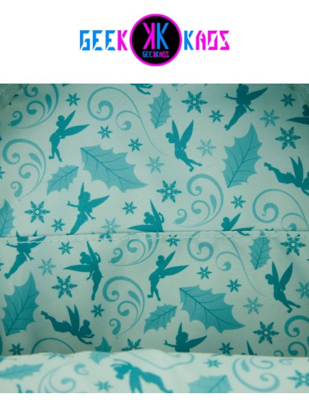 MINI MOCHILA - DISNEY - TINKER BELL "HOLIDAY"- LOUNGEFLY
