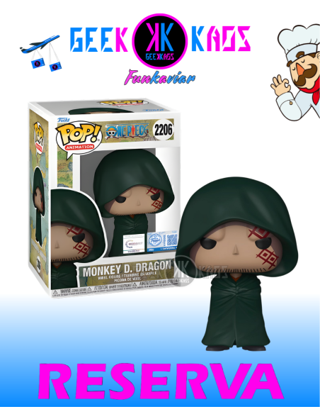 FUNKO POP! - ONE PIECE - MONKEY D. DRAGON 2206 (CHRONO TOYS)