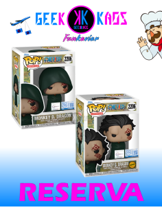 FUNKO POP! - ONE PIECE - MONKEY D. DRAGON 2206 (CHRONO TOYS) (BUNDLE)