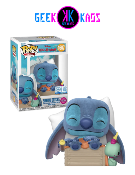 FUNKO POP! PLUS - LILO & STITCH - SLEEPING STITCH WITH BOX 1607 (SE) (FLOCKED)