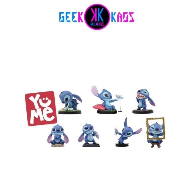 FIGURA MYSTERY - YU ME - STITCH - MINI HERO BOX ART GALLERY SERIES - 8CM (1 UND)