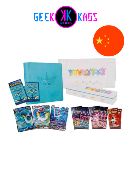 POKEMON TCG - EEVEE V GIFT BOX " VAPOREON" - CHINO