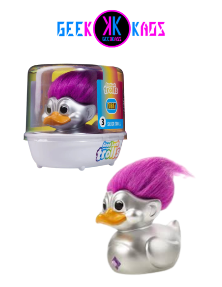 FIGURA TUBBZ - TROLLS - SILVER TROLL - 1st EDITION - 10CM