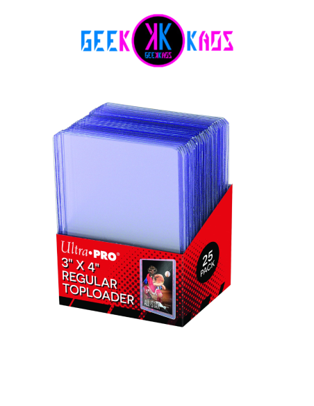 FUNDAS TCG - 3" x 4" REGULAR TOPLOADER (PACK 25 UND) - ULTRA PRO