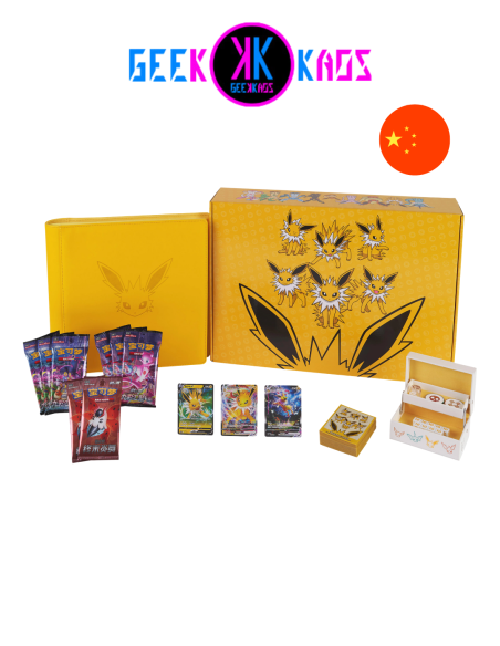 POKEMON TCG - EEVEE V GIFT BOX " JOLTEON " - CHINO