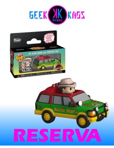 BITTY POP! RIDE - JURASSIC PARK - DR. ALAN GRANT AND JURASSIC SUV