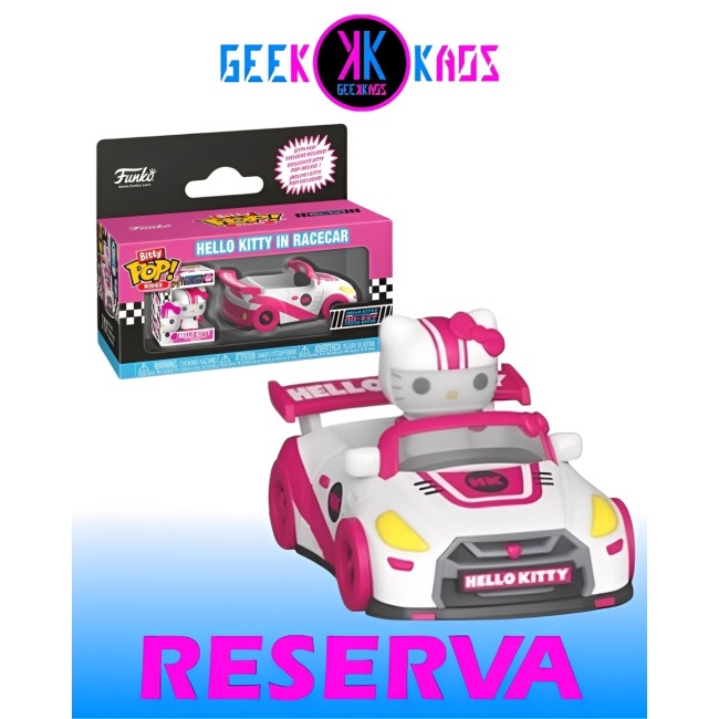 BITTY POP! RIDES - HELLO KITTY - HELLO KITTY IN RACECAR
