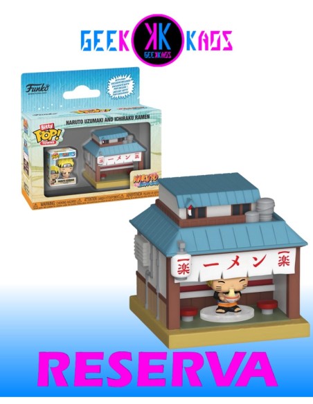 BITTY POP! TOWNS - NARUTO SHIPPUDEN - NARUTO UZUMAKI AND ICHIRAKU RAMEN