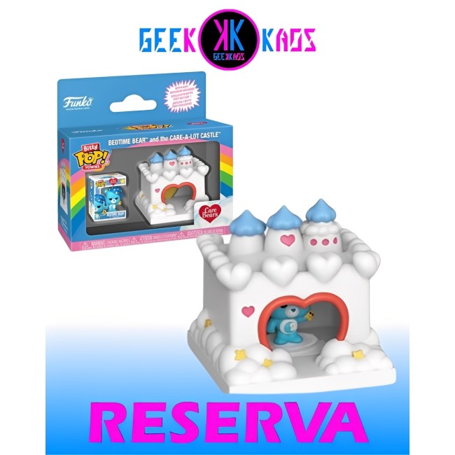BITTY POP! TOWNS - CARE BEARS - BEDTIME BEAR AND CARE-A-LOT CASTLE