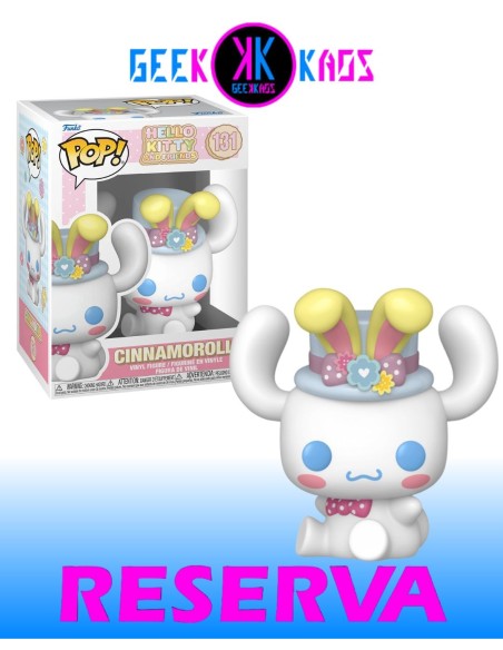 FUNKO POP! - HELLO KITTY AND FIRENDS - CINNAMOROLL 131 FUNKO POP! - HELLO KITTY AND FIRENDS - CINNAMOROLL 131