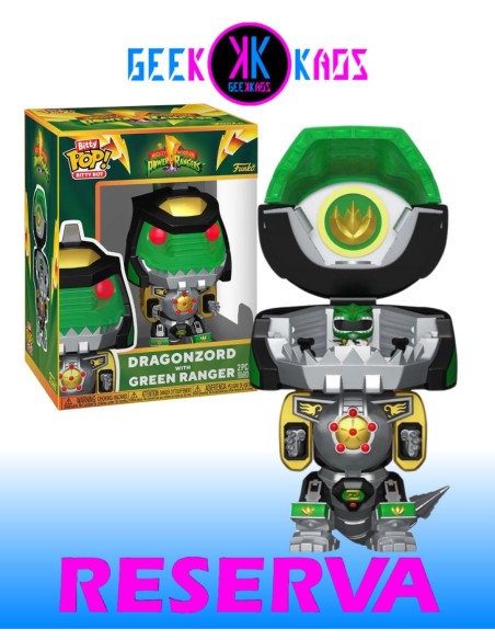 BITTY POP! BITTY BOT - POWER RANGERS - DRAGONZORD WITH GREEN RANGER