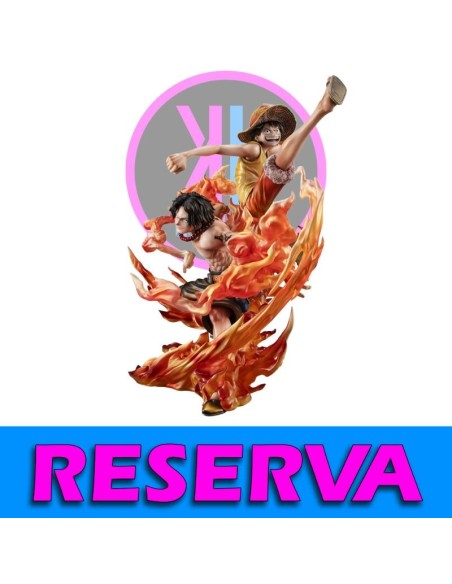 FIGURA - PORTRAIT OF PIRATES "NEO-MAXIMUM" LUFFY & ACE 245mm - MEGAHOUSE