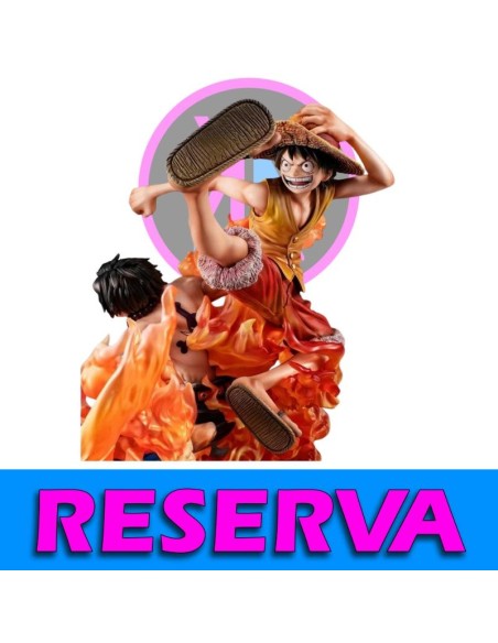 FIGURA - PORTRAIT OF PIRATES "NEO-MAXIMUM" LUFFY & ACE 245mm - MEGAHOUSE