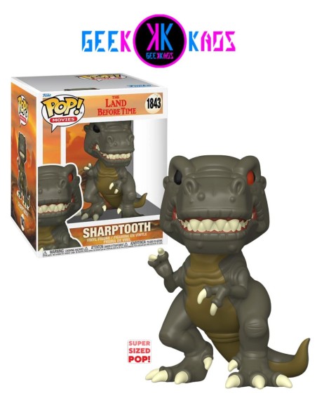 FUNKO POP! - THE LAND BEFORE TIME - SHARPTOOTH 1843 (SUPER SIZED) FUNKO POP! - THE LAND BEFORE TIME - SHARPTOOTH 1843 (SUPER SIZED)