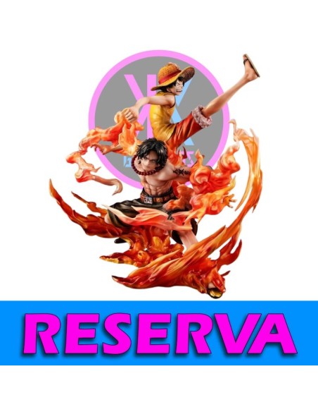 FIGURA - PORTRAIT OF PIRATES "NEO-MAXIMUM" LUFFY & ACE 245mm - MEGAHOUSE